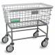 R&B Wire 200F/ANTI Antimicrobial Large Capacity Wire Laundry Cart - Cart Only