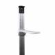 Health o Meter 201HR Wall-Mounted Telescopic Metal Height Rod - Sliding Headpiece Close Up