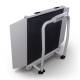 Rice Lake 204403 Dual-Ramp Veterinary Scale with Metal Platform and Integrated Handrail, Folded