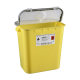 Bemis Health Care 208040 8-Gallon Large Chemotherapy Sharps Container with Gasketed Hinged Lid - Yellow