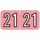 2021 Year Labels - Barkley Compatible - Size 3/4" H x 1 1/2" W