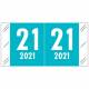 2021 Year Labels - Col'R'Tab Compatible - Size 3/4" H x 1 1/2" W