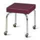 Clinton 2111 Physical Therapy Scooter Stool - Burgundy