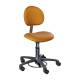Brewer Model 21340B Millennium Seamless Upholstery Surgeon Stool with Backrest - Saddle Upholstery