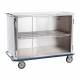 Blickman Stainless Steel Maxi Case Cart Model CCC1-19 - Double Solid Doors