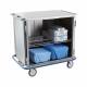 Blickman Stainless Steel Multi-Purpose Case Cart Model CCC2-19 - Double Solid Doors (contents not included)