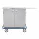 Blickman Stainless Steel Multi-Purpose Case Cart Model CCC2E-19 - Double Solid Doors & Extension Shelves