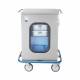 Blickman Stainless Steel Mini Case Cart Model CCC3-19G - Single Glass Door (contents not included)
