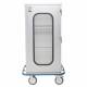 Blickman Stainless Steel Space Saver Case Cart Model CCC4-19G - Single Glass Door