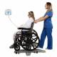2400 Series Health o Meter Digital Portable Wheelchair Scale - In Action