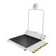 Health o Meter 2600 Series Digital Wheelchair Ramp Scale with Large Platform - Ramp Installed on the Right Side