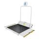 Health o Meter 2610 Series Digital Wheelchair Dual Ramp Scale with Large Platform - Left Angle View