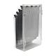 OmniMed 263000 Acrylic 4-Slot Chart Holder Storage Rack - Back View (The Charts are Not Included)