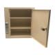 Omnimed 291665 OmniGuard Narcotic Cabinet with E-Lock, 15" H x 14" W x 6" D - Without Audit Lock, Beige, Opened