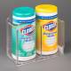 Poltex 2WIPTUB4-5-W Wipe Tub Holder, 2 Pocket (Wipe Tubs are Not Included)