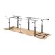Clinton 03-2106 Bariatric Platform Mounted Parallel Bars - 120" Length