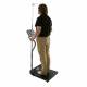Health o Meter 3001HR Mechanical Height Rod For 3001 Series Scales - With Patient Standing on Scale (The Scale is Sold Separately)