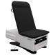 Model 3002 FusionONE Power Hi-Lo Manual Back Exam Chair with Foot Control & Stirrups - Classic Black