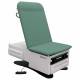 Model 3002 FusionONE Power Hi-Lo Manual Back Exam Chair with Foot Control & Stirrups - Mint Leaf
