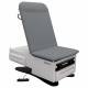 Model 3002 FusionONE Power Hi-Lo Manual Back Exam Chair with Foot Control & Stirrups - True Graphite
