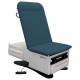 Model 3002 FusionONE Power Hi-Lo Manual Back Exam Chair with Foot Control & Stirrups - Twilight Blue