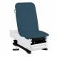 Model 3003-500-305TB FusionONE ProGlide Power Hi-Lo Manual Backrest Exam Table with Contoured Top, WheelBase System, Foot Control, Stirrups, Drawer Warmer, Pelvic Tilt & Electrical Receptacle - Twilight Blue