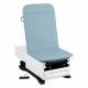 Model 3003-500-300BS FusionONE ProGlide Power Hi-Lo Manual Backrest Exam Table with WheelBase System, Foot Control, Stirrups, Drawer Warmer, Pelvic Tilt & Electrical Receptacle - Blue Skies