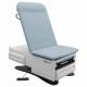 Model 3003 FusionONE Power Hi-Lo Manual Back Exam Chair with Foot Control, Stirrups, Drain Pan, Drawer Warmer, Pelvic Tilt & Receptacle - Blue Skies