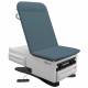 Model 3003 FusionONE Power Hi-Lo Manual Back Exam Chair with Foot Control, Stirrups, Drain Pan, Drawer Warmer, Pelvic Tilt & Receptacle - Lakeside Blue