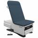 Model 3003 FusionONE Power Hi-Lo Manual Back Exam Chair with Foot Control, Stirrups, Drain Pan, Drawer Warmer, Pelvic Tilt & Receptacle - Twilight Blue