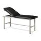 Clinton 3010-E Alpha Express Treatment Table with Adjustable Backrest - Black (Paper Roll is Not Included)