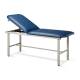 Clinton 3010-E Alpha Express Treatment Table with Adjustable Backrest - Royal Blue (Paper Roll is Not Included)