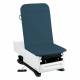 Model 3003-500-300TB FusionONE ProGlide Power Hi-Lo Manual Backrest Exam Table with WheelBase System, Foot Control, Stirrups, Drawer Warmer, Pelvic Tilt & Electrical Receptacle - Twilight Blue