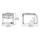 OHAUS 30130867 FC5515 Frontierâ„¢ 5000 Series Micro Centrifuge - Dimensions Drawing