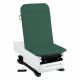 Model 3003-500-300DF FusionONE ProGlide Power Hi-Lo Manual Backrest Exam Table with WheelBase System, Foot Control, Stirrups, Drawer Warmer, Pelvic Tilt & Electrical Receptacle - Deep Forest