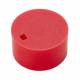 Globe Scientific 3033-CIR Color Cap Insert for RingSeal™ Cryogenic Vials with O-Ring Seal - Red