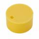 Globe Scientific 3033-CIY Color Cap Insert for RingSeal™ Cryogenic Vials with O-Ring Seal - Yellow
