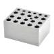OHAUS 30400194 Single Combination Module Block for HB Series Dry Block Heaters and Incubating Cooling Orbital Shaker - 6 x 0.5 mL, 10 x 1.5 mL, and 5 x 2 mL Microcentrifuge Tubes
