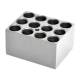 OHAUS 30400195 Single Module Block for HB Series Dry Block Heaters - 12 x 17/18 mm Test Tubes