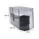 OmniMed 304020 Clear PETG Wall Mounted Paper Towel Dispenser, Without Lid  - with Dimensions (The Paper Towel is Not Included)