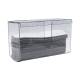 OmniMed 304021 Clear PETG Wall Mounted Paper Towel Dispenser - With Lid (The Paper Towel is Not Included)