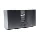 OmniMed 304025 Stainless Steel Wall Mounted Paper Towel Dispenser - Right Side View (The Paper Towel is Not Included)
