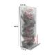 OmniMed 304030 Clear PETG Wall Mounted Safety Glasses Dispenser - with Dimensions (The Safety Glasses are Not Included)