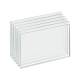 OmniMed 304092 Clear Acrylic Wall Mounted Horizontal Sign Holder, Medium, 11" W x 9.25" H - Pack of Five
