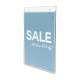 OmniMed 304093 Clear Acrylic Wall Mounted Vertical Sign Holder, 8.5" W x 11.75" H - with Insert (The Insert is Not Included)