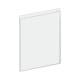 OmniMed 304093 Clear Acrylic Wall Mounted Vertical Sign Holder - 8.5" W x 11.75" H