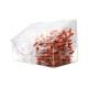 OmniMed 304211 Acrylic Wall Mounted Bulk Dispenser, Two Compartment - Side View (The Items are Not Included)