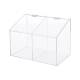 OmniMed 304211 Acrylic Wall Mounted Bulk Dispenser - Two Compartment