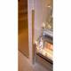 OmniMed 304501 Stainless Steel Corner Guard, Tape Mount Style - In Use