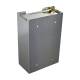OmniMed 305307 Stainless Steel Wall Mounted Glove Box Holder with Lock, Single Capacity -  Back View (The Glove Box is Not Included)